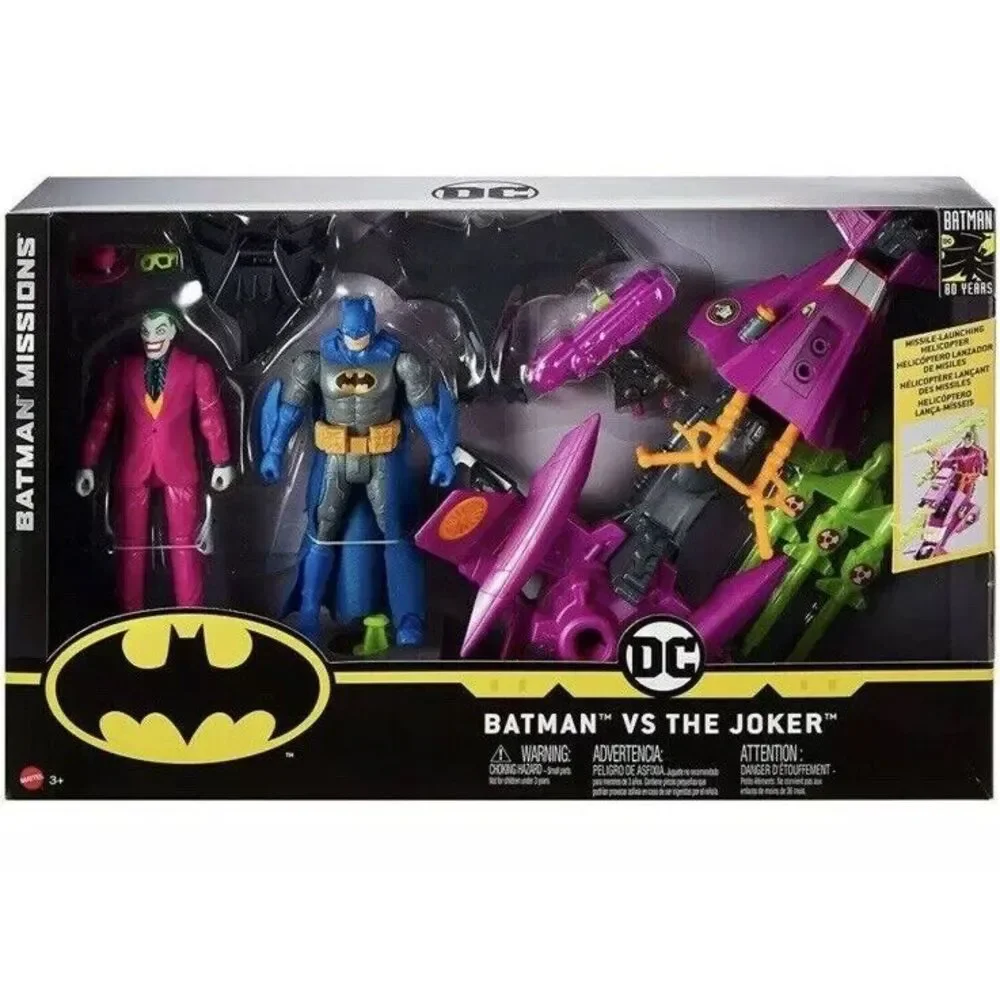 DC Comics Batman VS The Joker 80th Anniversary 2 Pack‎ Figures